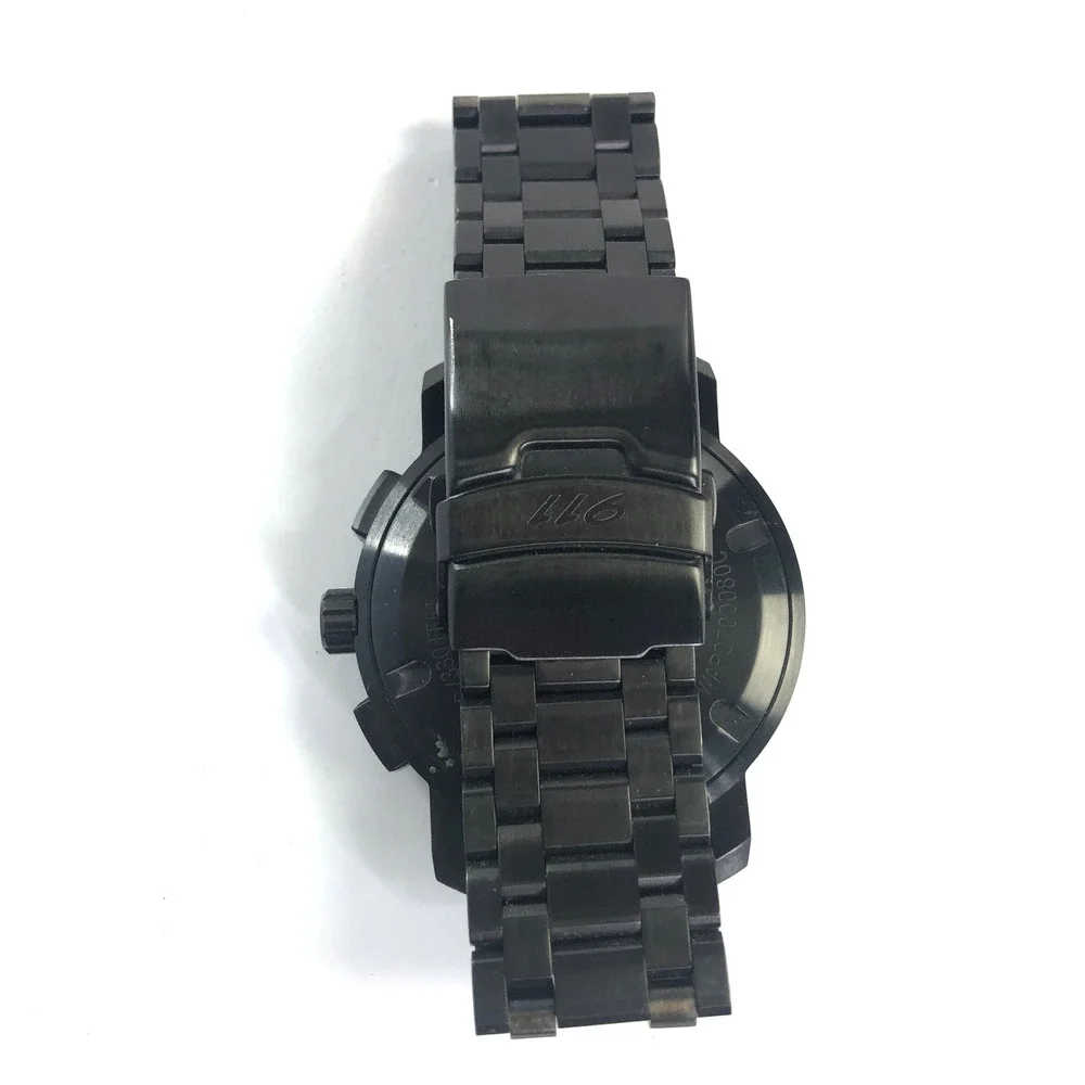 Rare Porsche Design 911 Turbo S Classic Chronograph Watch Black Limited Edition